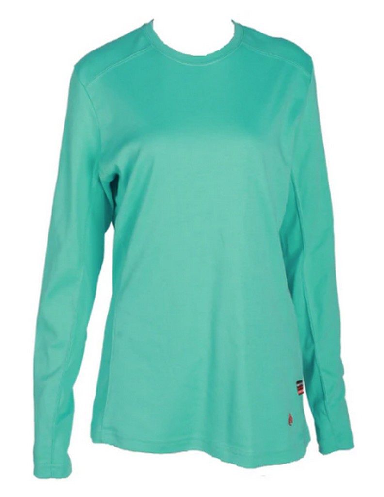 FORGE WOMENS FR L/S SHIRT-LFRCNT, Color: TEAL, Size: SM
