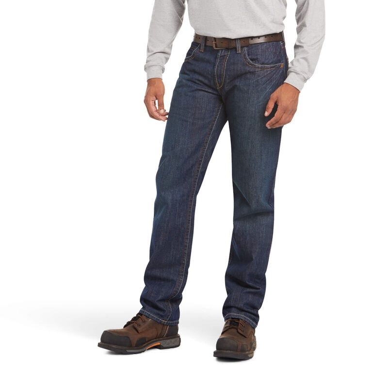 FR M3 LOOSE BASIC STACKABLE STRAIGHT LEG JEAN | ARIAT 10014450, Color: DENIM, Size: 30 X 32