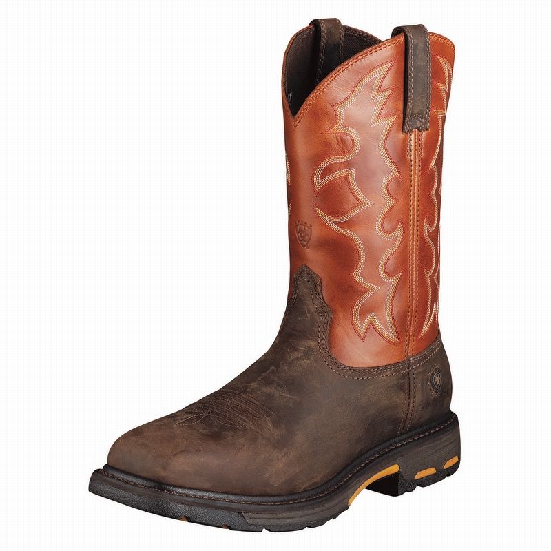 ARIAT WORK MENS WORKHOG STEEL TOE BOOT-10006961, Size: 9D