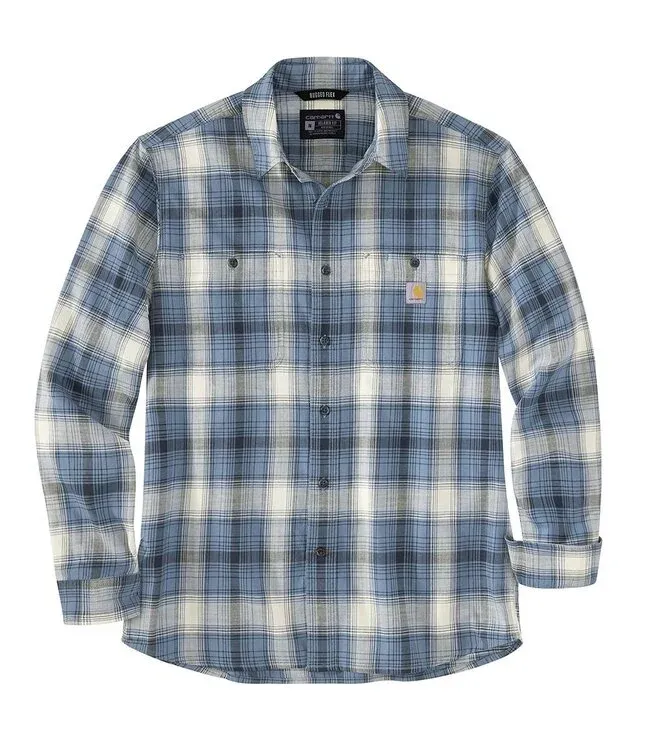 CARHARTT MEN'S RUGGED FLEX RELAXED FIT LIGHTWEIGHT LS SHIRT