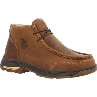 GEORGIA MEN'S ATHENS SUPERLYTE ALLOY TOE WATERPROOF BOOT-GB00647, Color: BROWN, Size: 9W