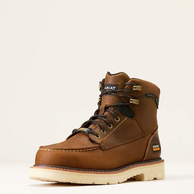 ARIAT MEN'S REBAR LIFT 6 " LACE UP H20 COMPOSITE TOE WORK BOOT-10046876