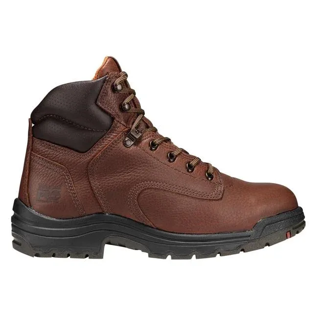 TIMBERLAND PRO MEN'S  6" TITAN ALLOY TOE BOOTS-TB126063, Color: BROWN, Size: 10M