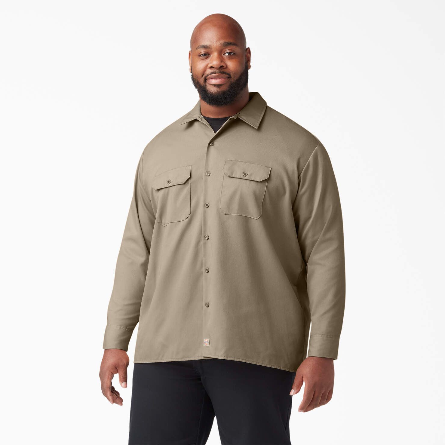 DICKIES MEN'S LONG SLEEVE TWILL WORK SHIRT-574