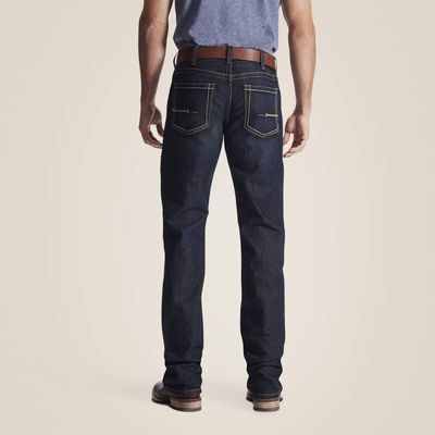 ARIAT MEN'S REBAR M4 LOW RISE BOOT CUT JEANS-10016220