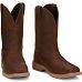 JUSTIN MEN'S BUSTER 11"  STEEL TOE WORK BOOT-SE3101, Color: BROWN, Size: 9.5 EE