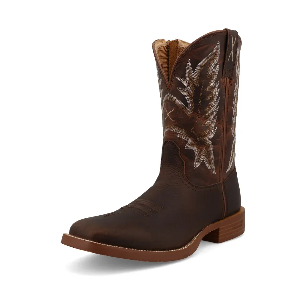 TWISTED X MEN'S TECH X WESTERN BOOTS, Color: BROWN, Size: 9.5D