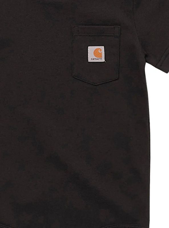 CARHARTT INFANT POCKET BODYSUIT-CA5004, Color: BLACK, Size: 3M