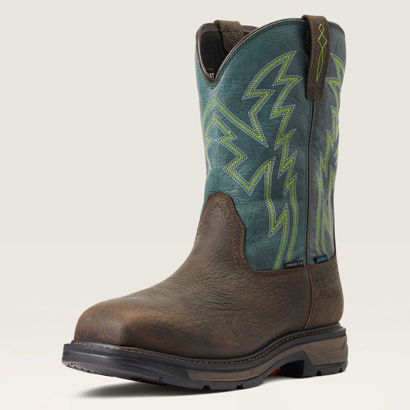 ARIAT MEN'S  WORKHOG WATERPROOF BOA-10038924, Color: BROWN, Size: 9D