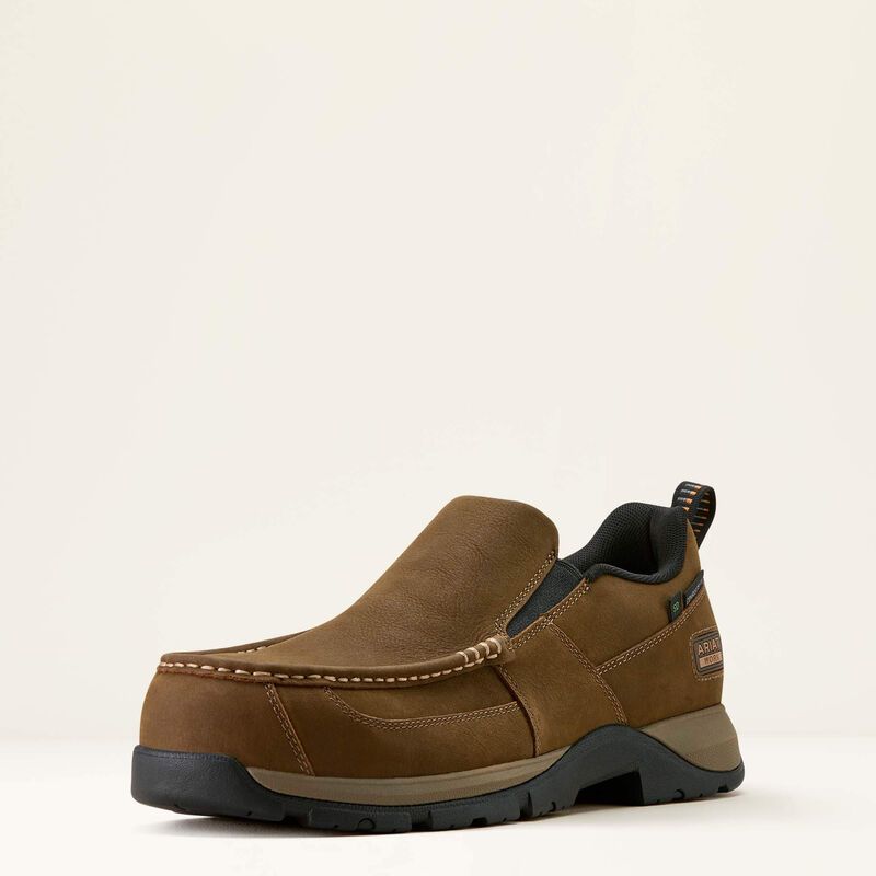 ARIAT MEN'S EDGE SLIP-ON SD COMPOSITE TOE-10073358, Size: 9.5EE
