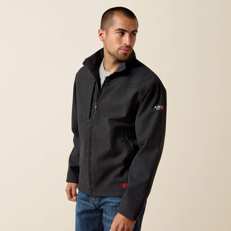 ARIAT MEN'S FR VERNON JACKET-10024027, Color: BLACK, Size: MED