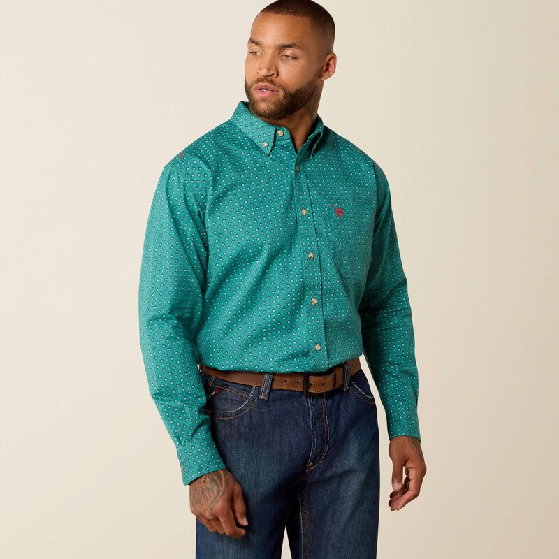 ARIAT FR AARON LS WORK SHIRT-10071322, Size: SM