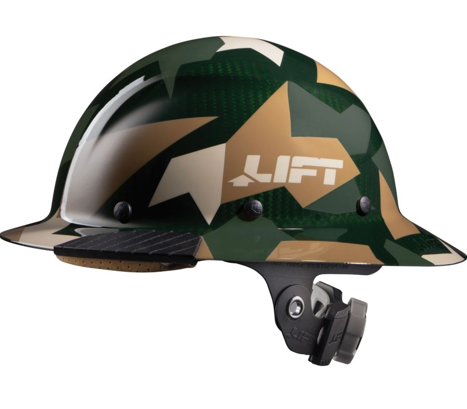 LIFT DAX CARBON HARD HAT, Color: JUNGLE CAMO HDC-20CJ