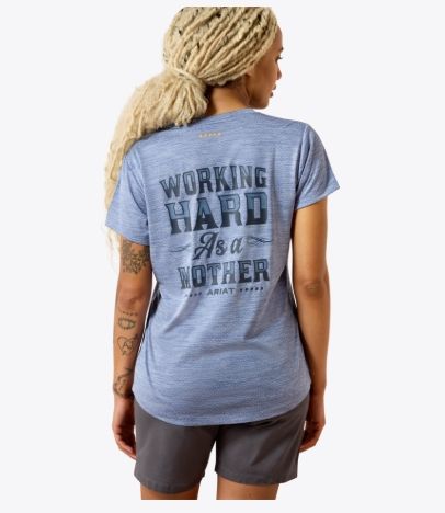 ARIAT WMNS REBAR EVO MOTHER V NECK TEE-10071301