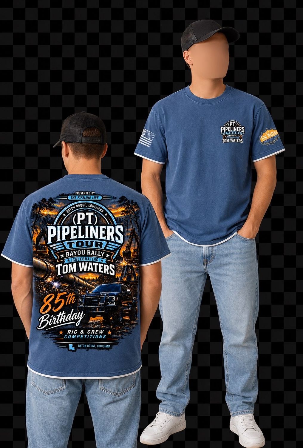 PT PIPELINERS TOUR TOM WATERS T-SHIRT