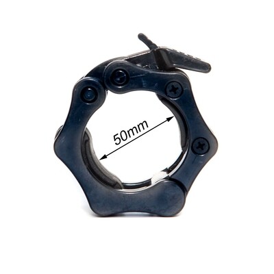 Olympic Barbell Collars 50mm - Black