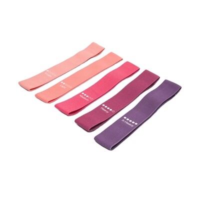 Micro Bands Fabric 5 Pack (Pink)