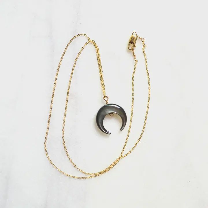 Salty But Sweet | Necklaces, Colour: Gold, Type: Crescent Moon