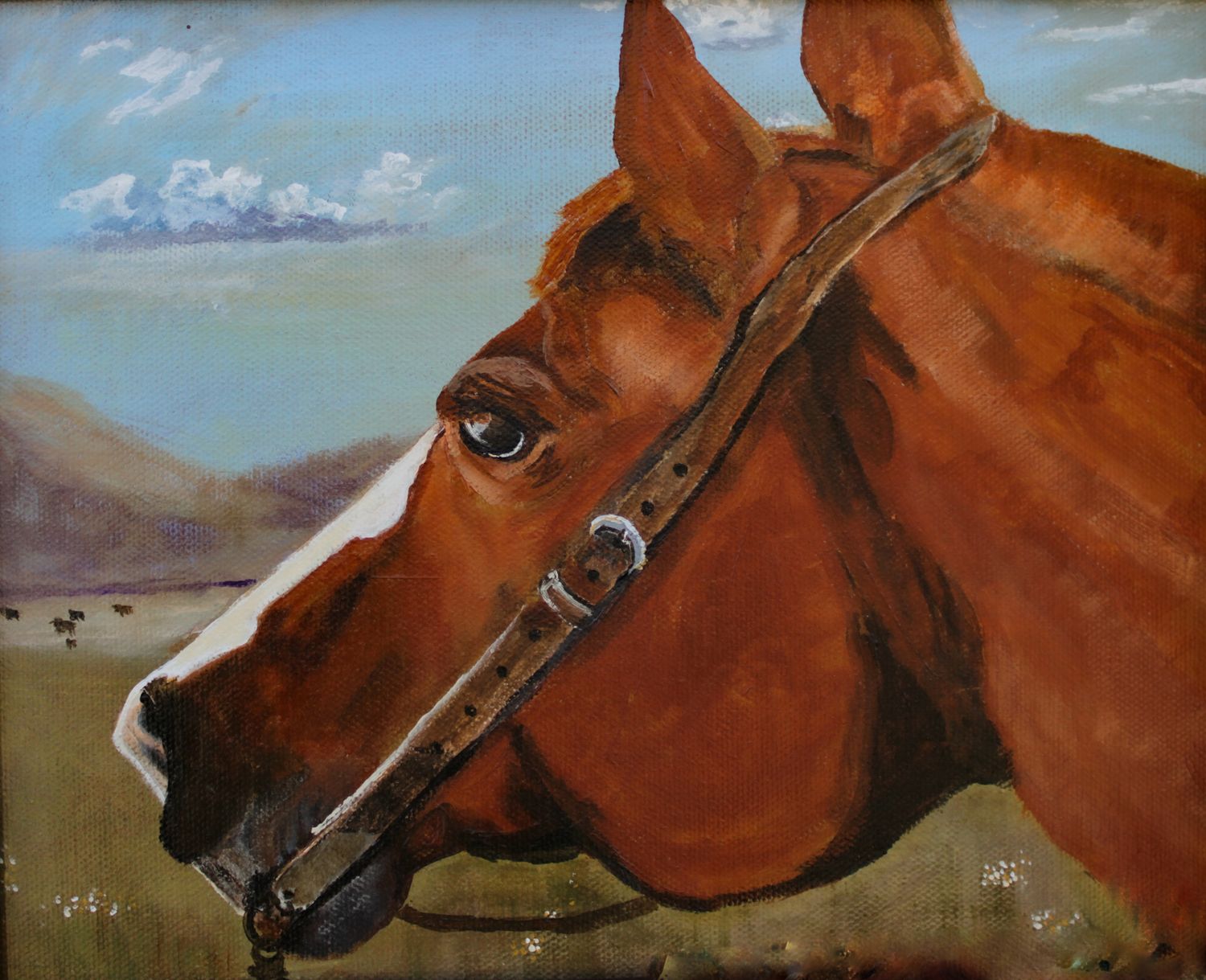 All Is Calm - Original 8x10 Framed Acrylic