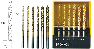 Proxxon poranteräsarja 6 kpl 28876