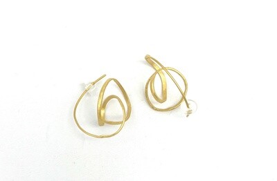 JA Embolic Small Wire Earring gold - JA1029