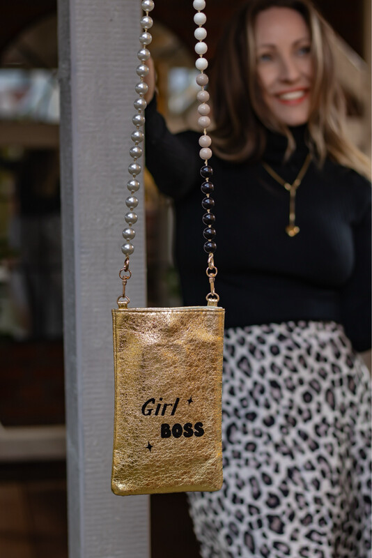 Handytasche - Gold Girl Boss