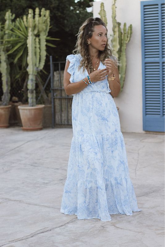 Sommerkleidkleid 'Deija' - Meeresflair & Boho Romantik