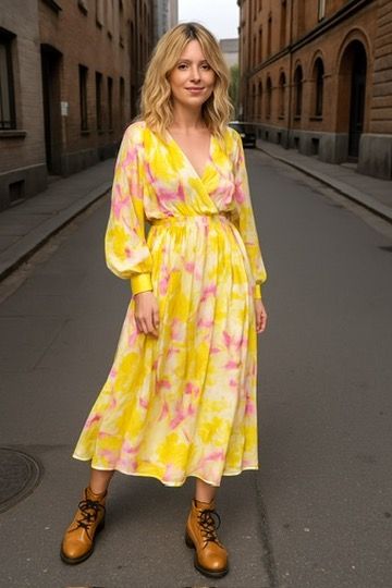 Queen of Bloom Seidenkleid - das Kleid, das Licht ruft und Aufmerksamkeit verlangt