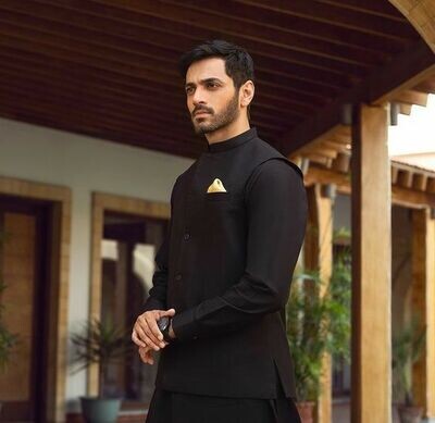 Premium Black Royal Waistcoat (Limited Edition)