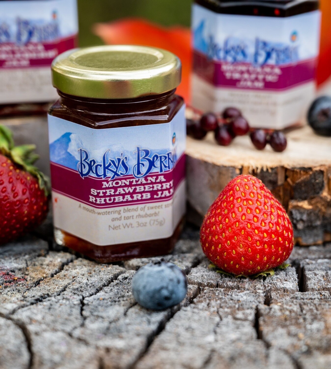 Montana Strawberry Rhubarb Jam