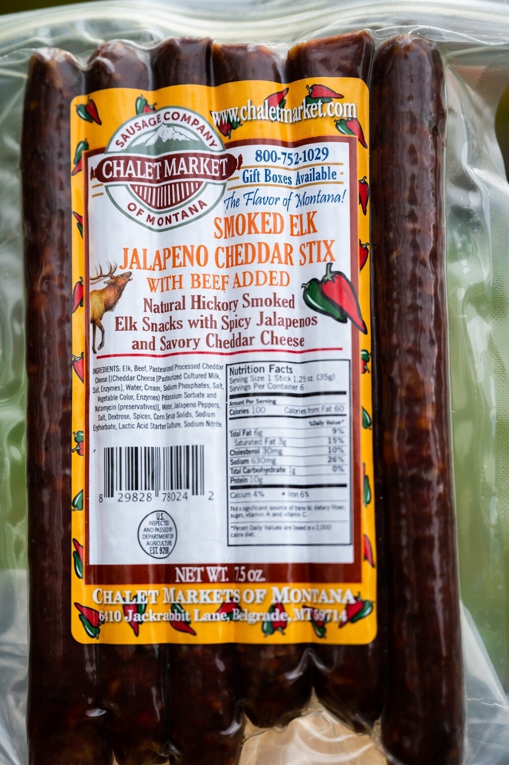Elk Jalapeno Cheddar Stix