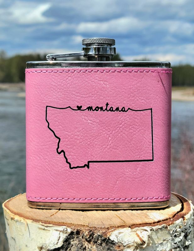 MT Cursive Flask Pink/Black