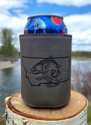 MT Jumping Trout Coozie Gray/Black