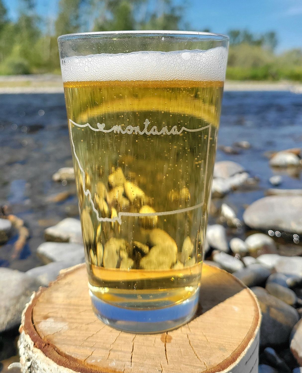 MT Cursive Pint Glass