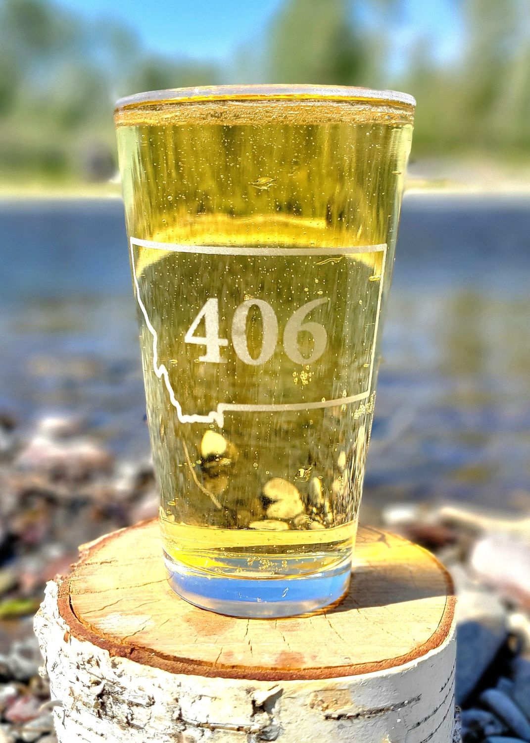 Pint Glass w/MT 406