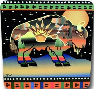 Moonlite Buffalo Coaster
