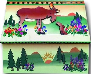 Flower Moose Wood U Notes