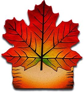 Maple Leaf Relief Magnet