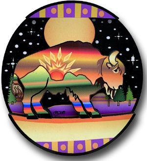 Moonlite Buffalo Magnet