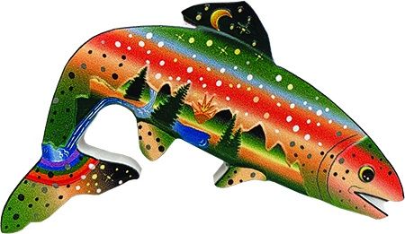 Rainbow Fish Magnet