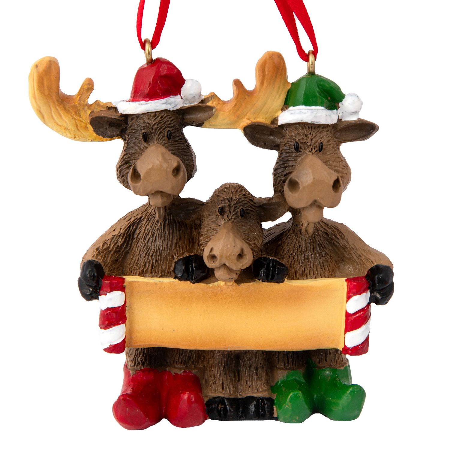 Chrismoose Family of 3 Ornament
