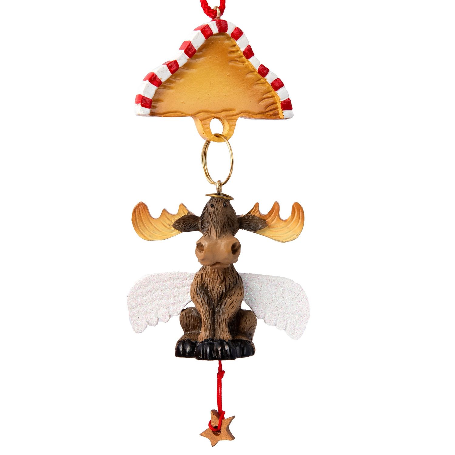 Angel Moose Pull Ornament
