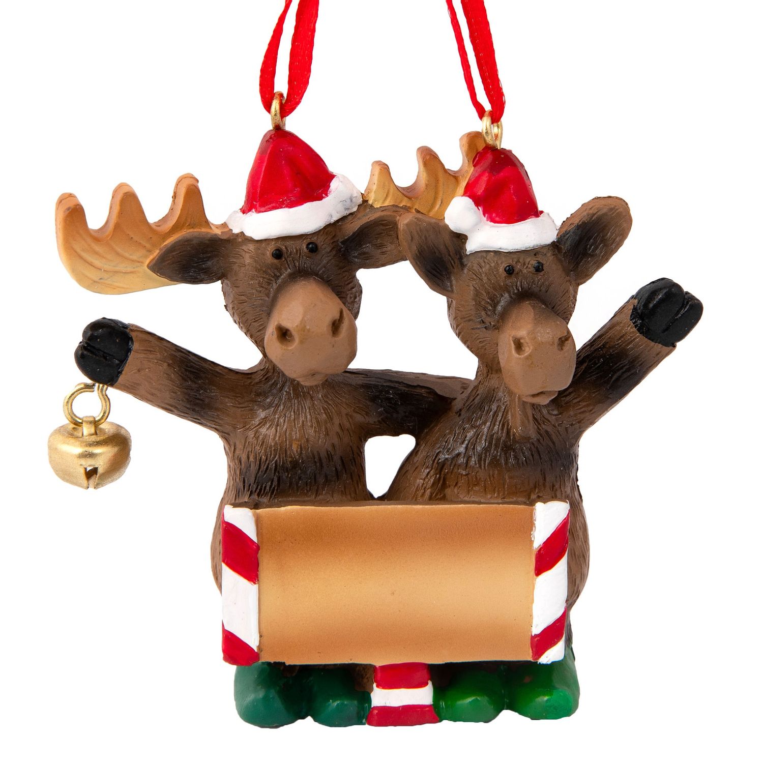 Chrismoose Couple Ornament