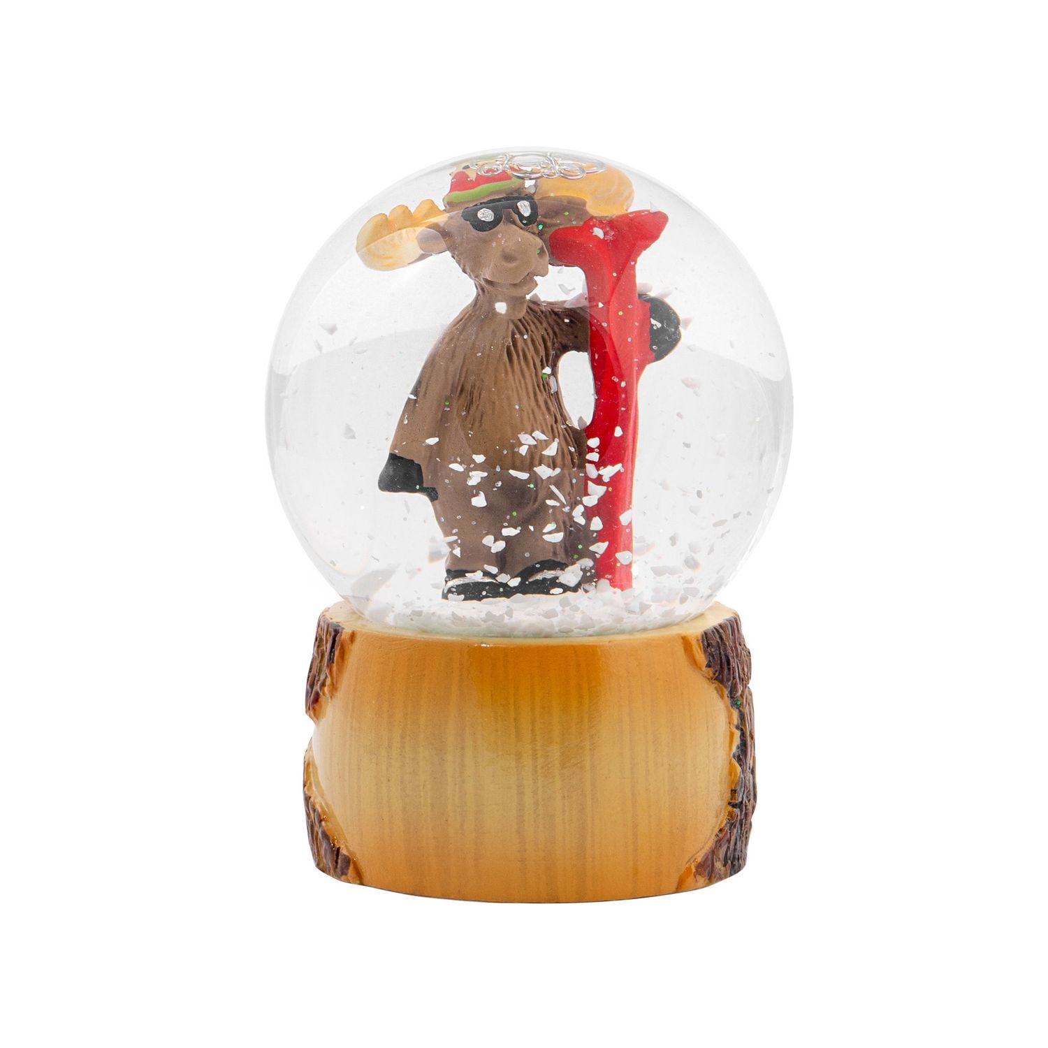 Aspen Moose Snow Globe