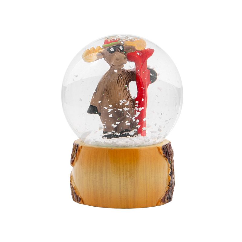 Aspen Moose Snow Globe