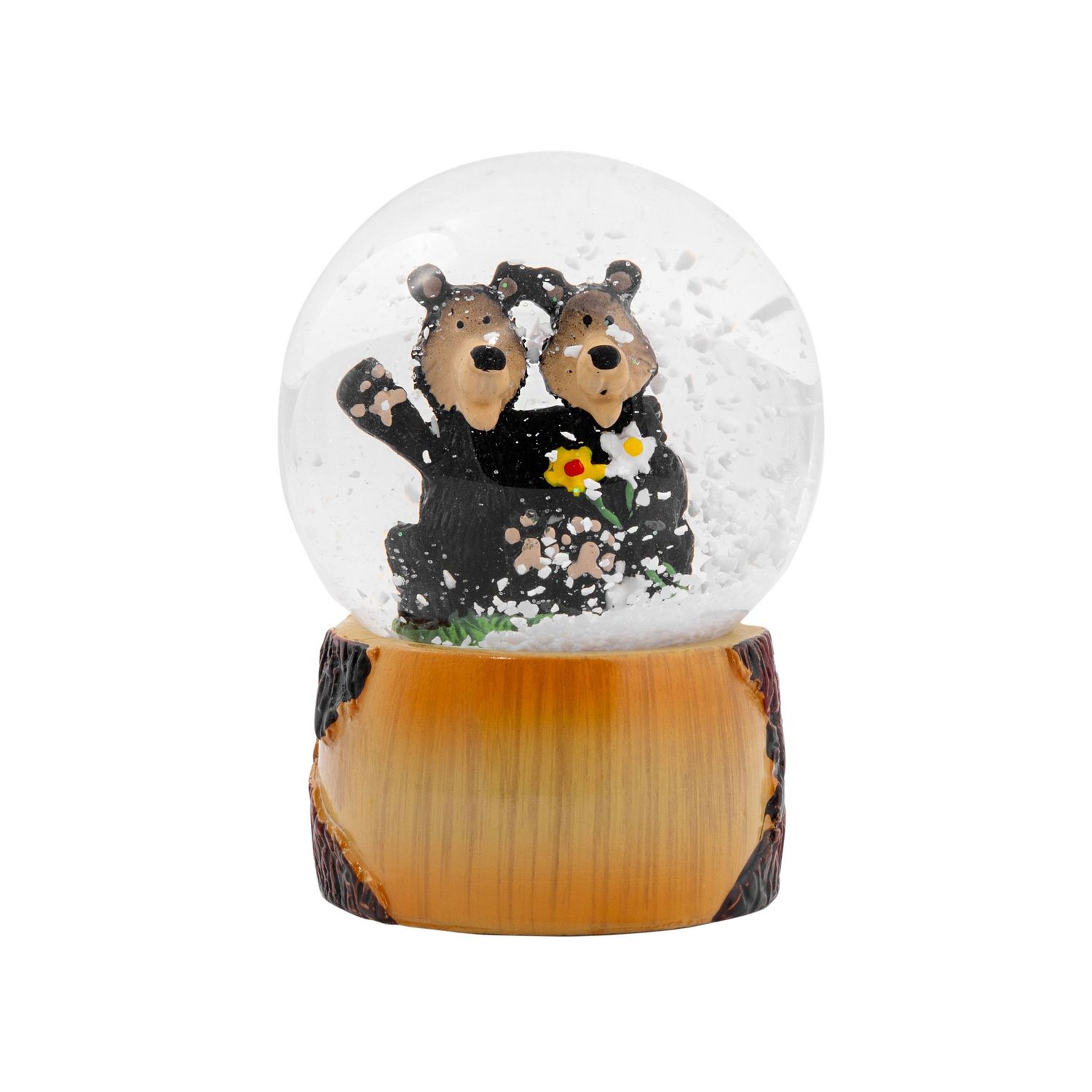 Bear Couple Snow Globe