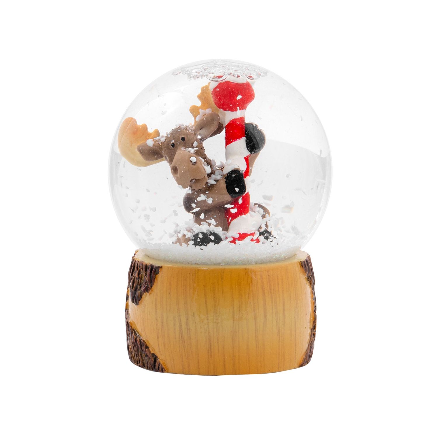 Explorer Moose Snow Globe