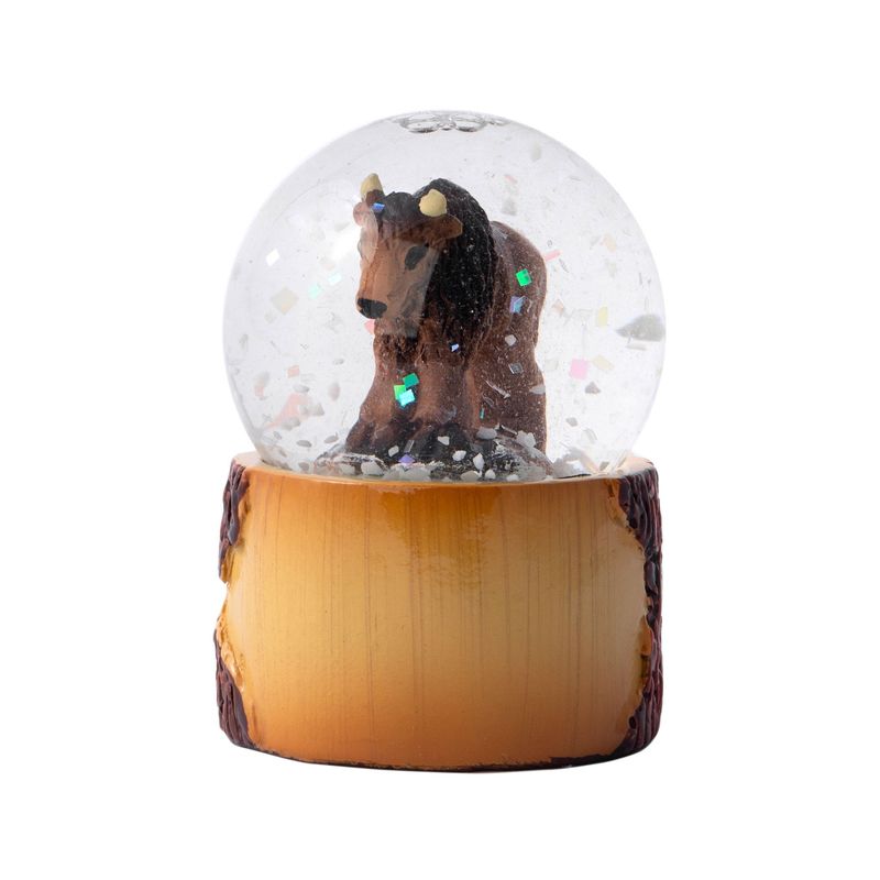 Buffalo Snow Globe Magnet