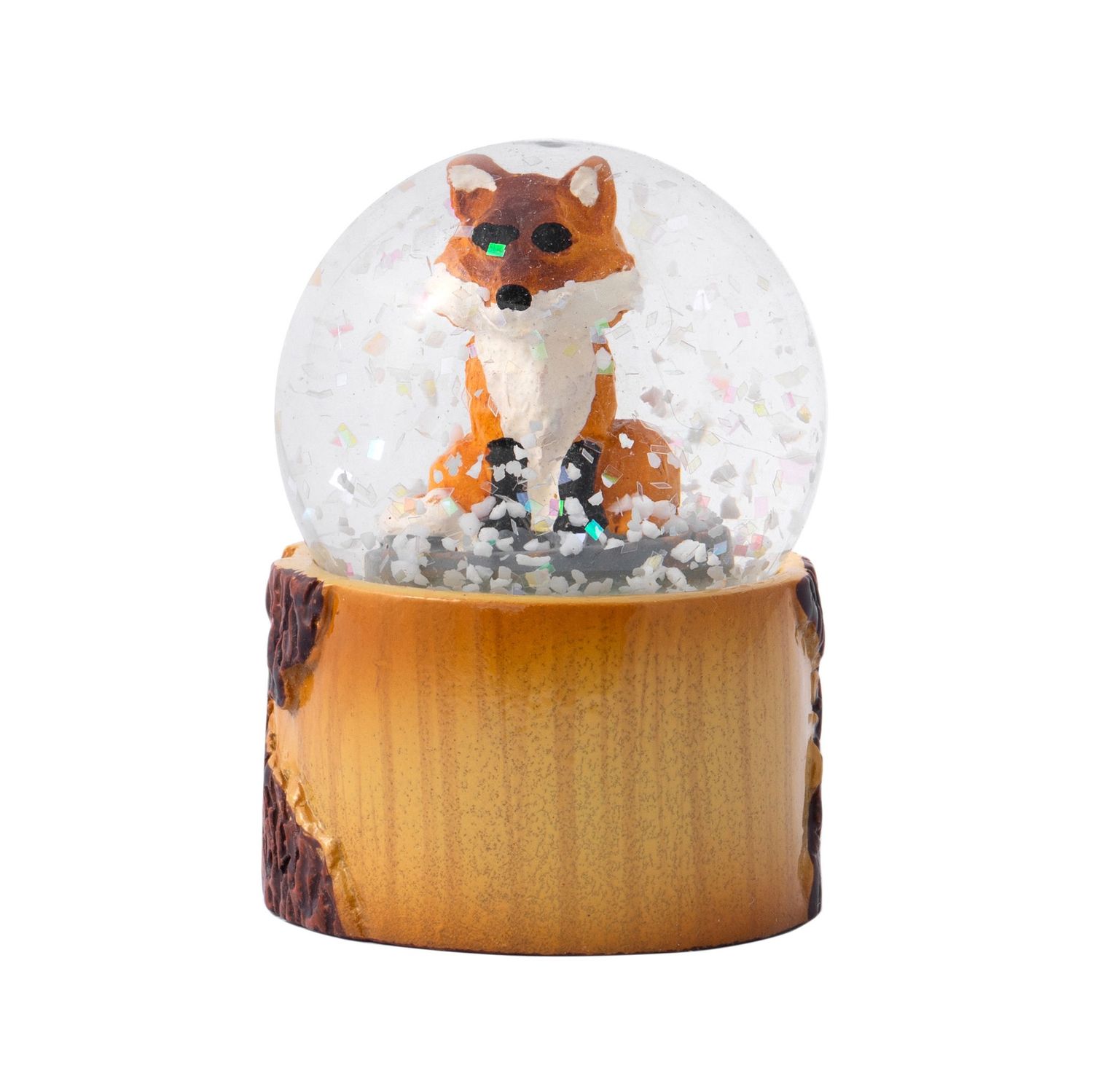 Fox Snow Globe Magnet