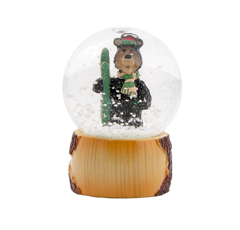 Fernie Ski Bear Snow Globe